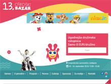 Tablet Screenshot of otroskibazar.si